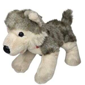 Build A Bear Siberian Husky Bearemys Kennel Pals Plush 14" Puppy BABW Pets